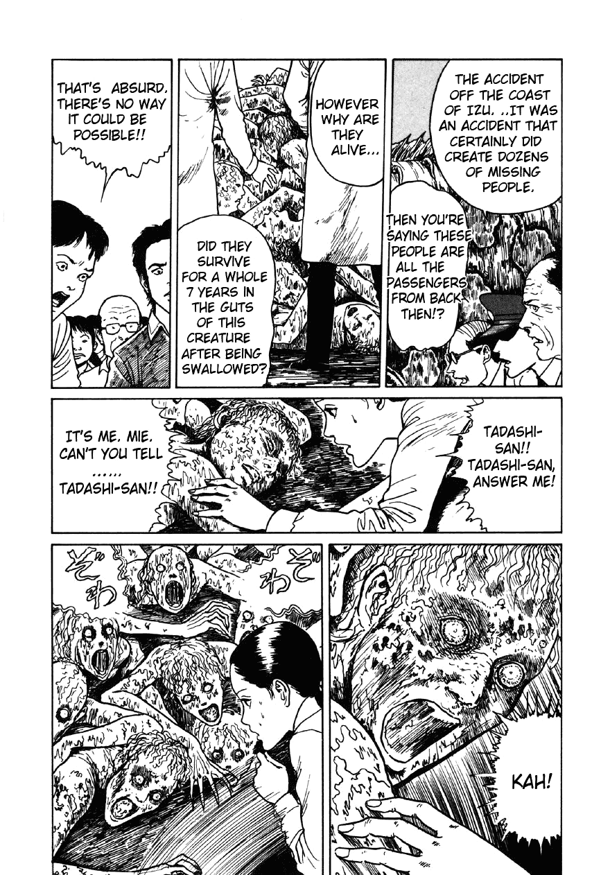 Itou Junji Kyoufu Manga Collection Chapter 7.2 page 22 - Vol.7 Chapter 2: Out of its element