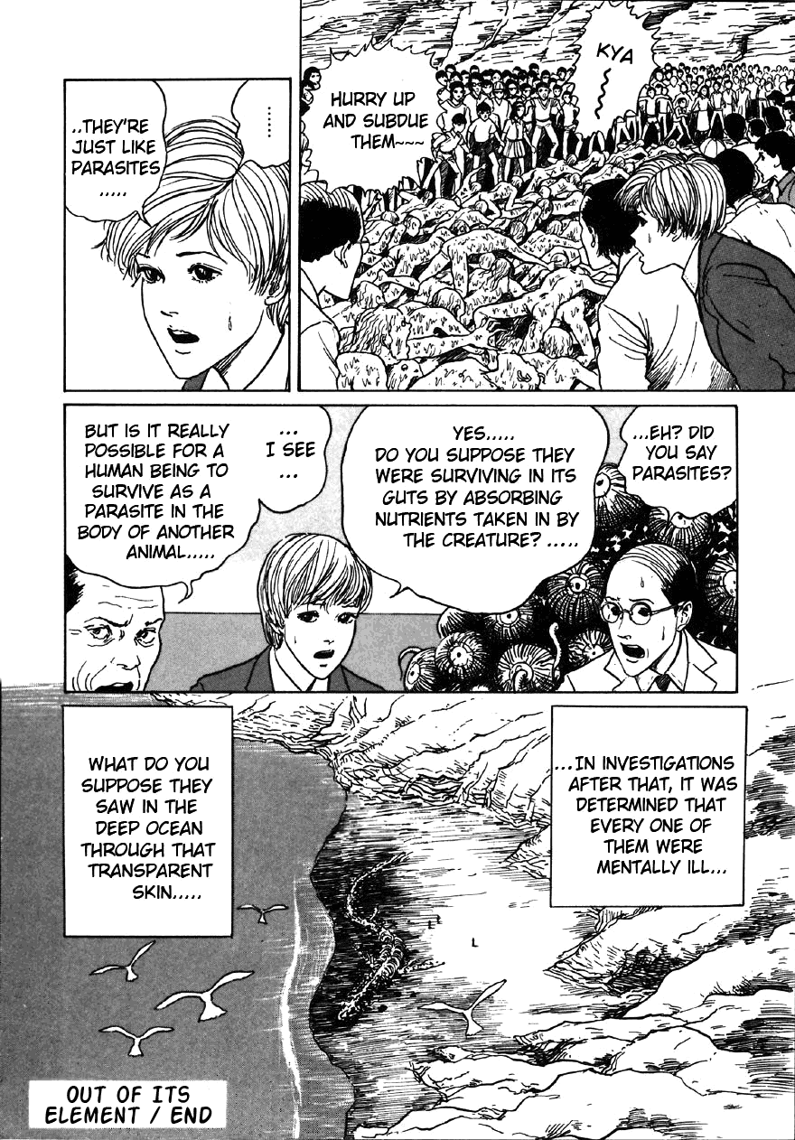 Itou Junji Kyoufu Manga Collection Chapter 7.2 page 24 - Vol.7 Chapter 2: Out of its element