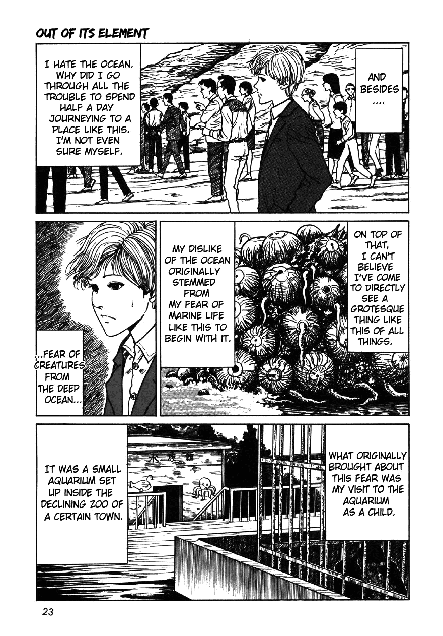 Itou Junji Kyoufu Manga Collection Chapter 7.2 page 5 - Vol.7 Chapter 2: Out of its element