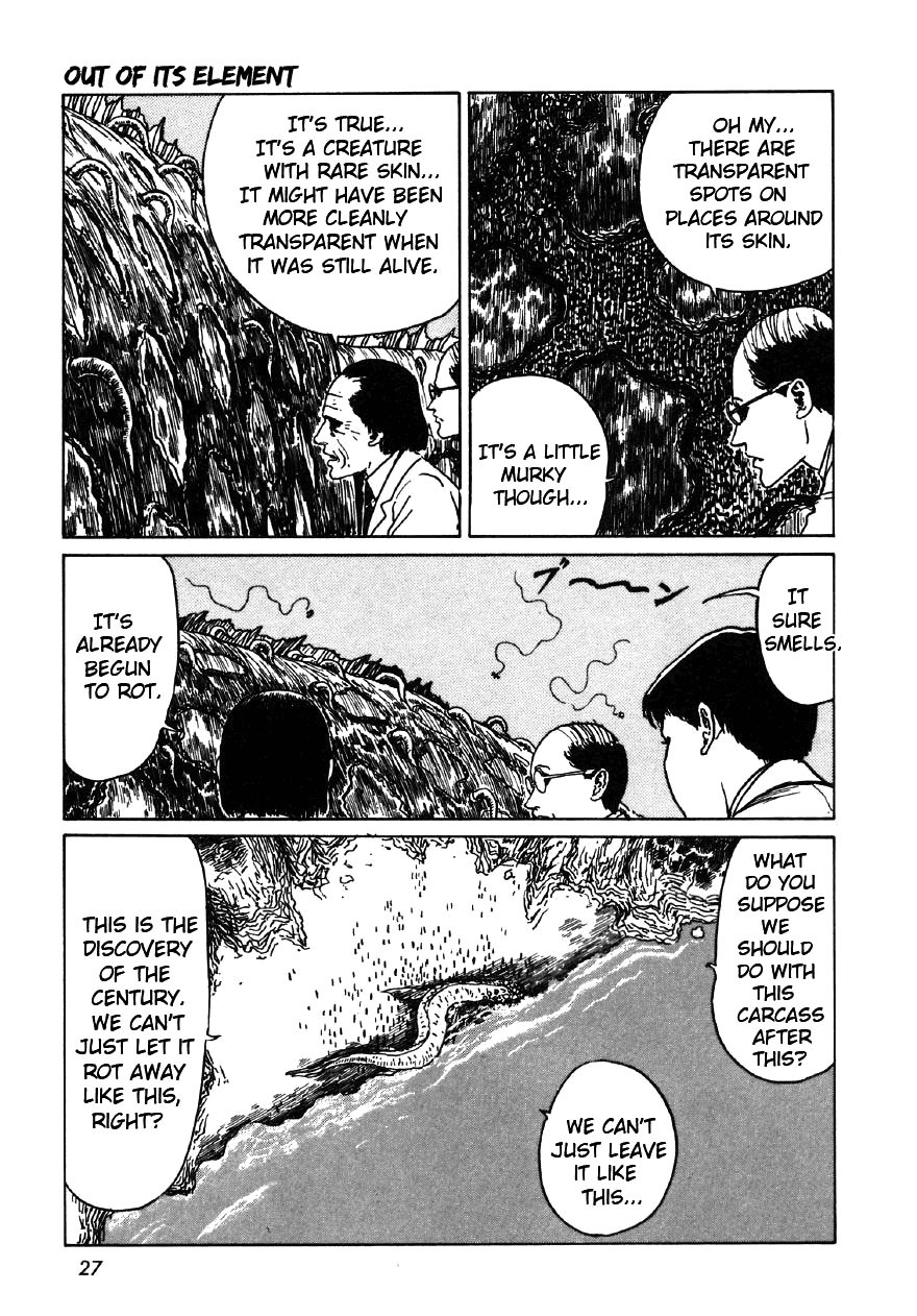 Itou Junji Kyoufu Manga Collection Chapter 7.2 page 9 - Vol.7 Chapter 2: Out of its element