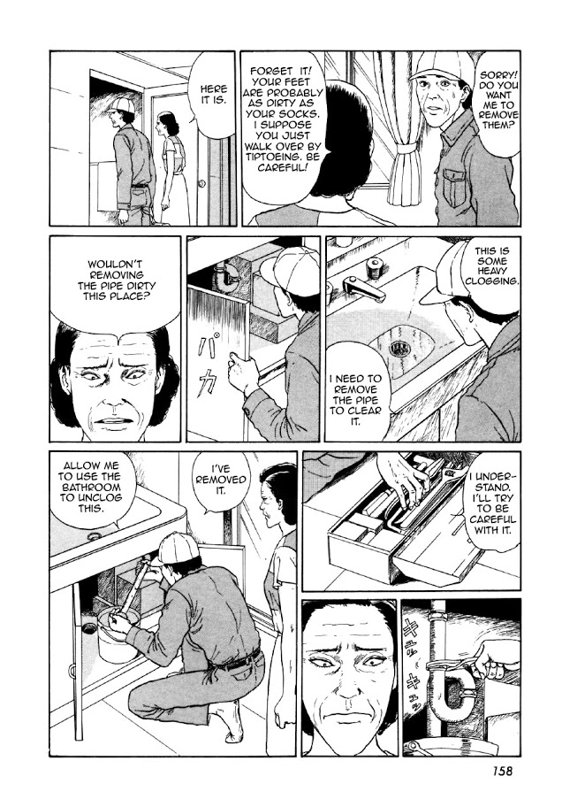 Itou Junji Kyoufu Manga Collection Chapter 7.6 page 12 - Vol.7 Chapter 6: The Groaning Drain