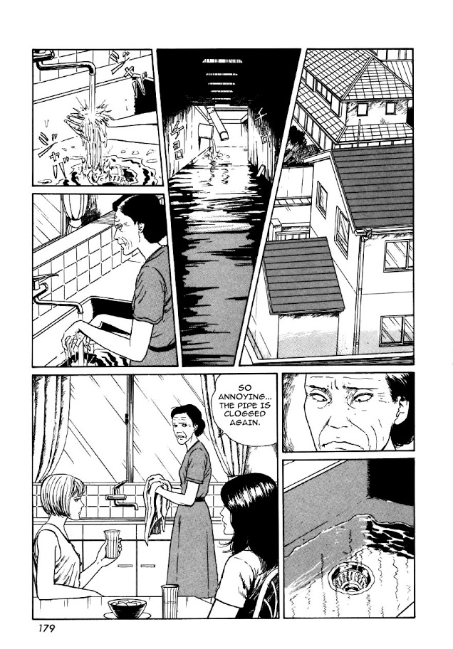 Itou Junji Kyoufu Manga Collection Chapter 7.6 page 33 - Vol.7 Chapter 6: The Groaning Drain