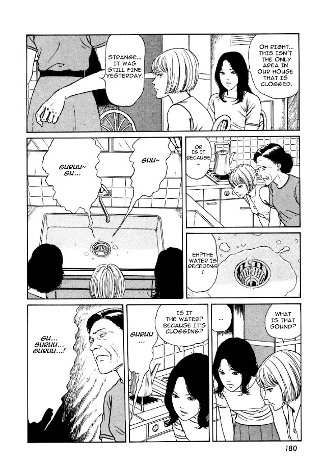 Itou Junji Kyoufu Manga Collection Chapter 7.6 page 34 - Vol.7 Chapter 6: The Groaning Drain