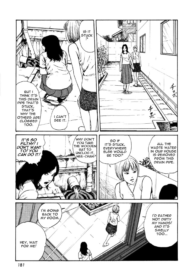 Itou Junji Kyoufu Manga Collection Chapter 7.6 page 35 - Vol.7 Chapter 6: The Groaning Drain