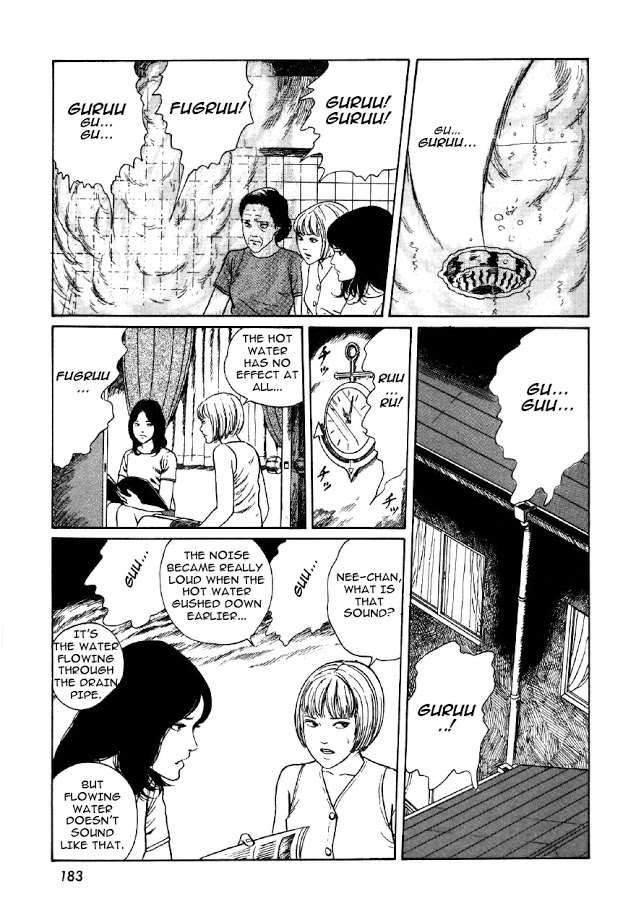 Itou Junji Kyoufu Manga Collection Chapter 7.6 page 37 - Vol.7 Chapter 6: The Groaning Drain
