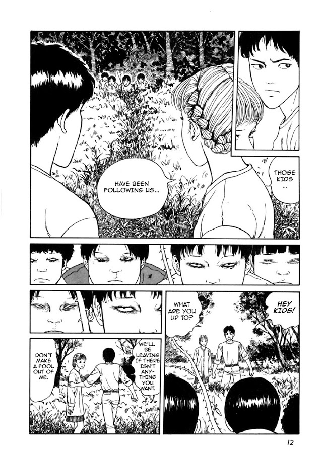 Itou Junji Kyoufu Manga Collection Chapter 8.1 page 10 - Vol.8 Chapter 1: Blood-bubble Bushes