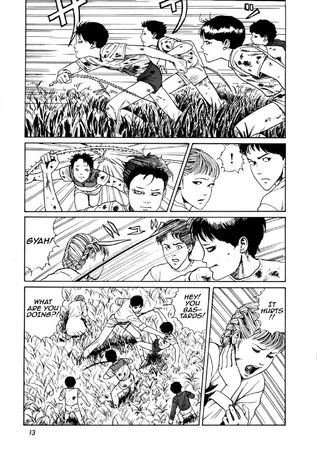 Itou Junji Kyoufu Manga Collection Chapter 8.1 page 11 - Vol.8 Chapter 1: Blood-bubble Bushes