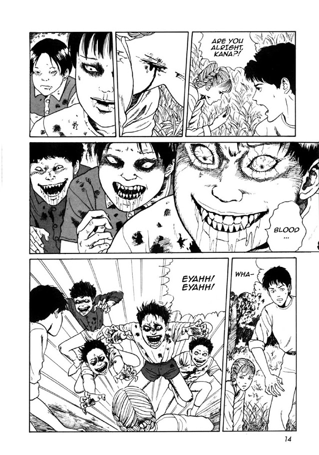 Itou Junji Kyoufu Manga Collection Chapter 8.1 page 12 - Vol.8 Chapter 1: Blood-bubble Bushes