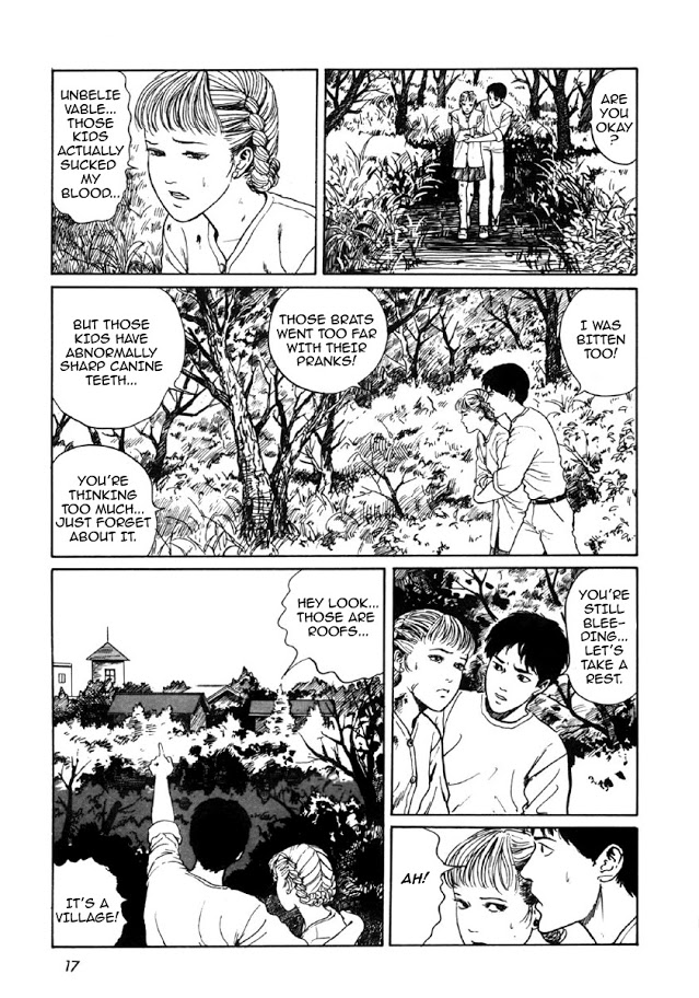 Itou Junji Kyoufu Manga Collection Chapter 8.1 page 15 - Vol.8 Chapter 1: Blood-bubble Bushes