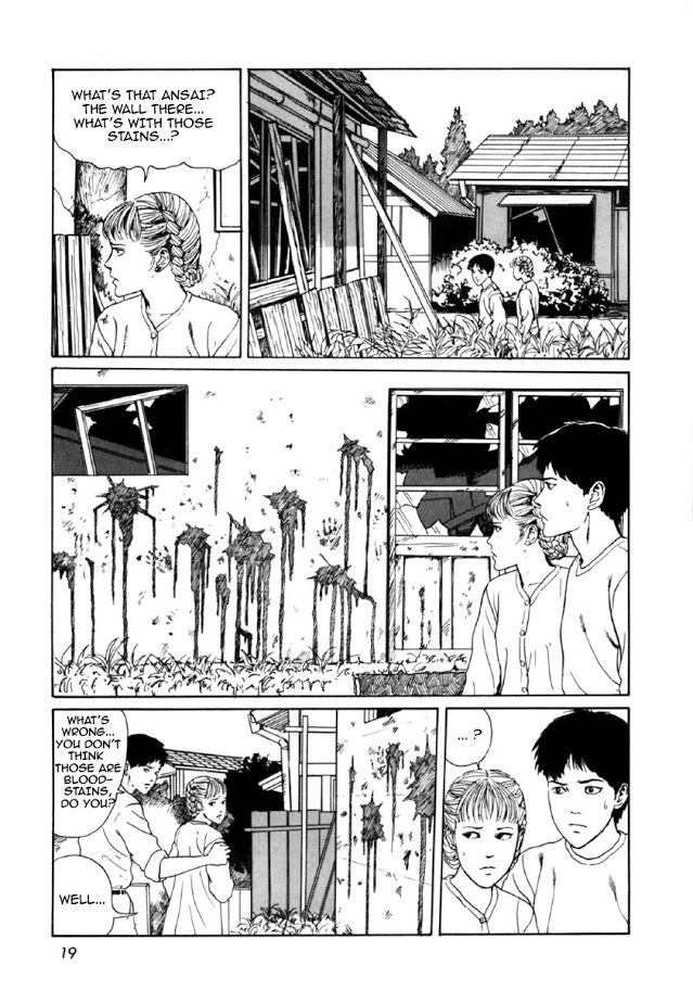 Itou Junji Kyoufu Manga Collection Chapter 8.1 page 17 - Vol.8 Chapter 1: Blood-bubble Bushes