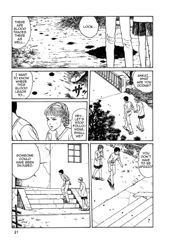 Itou Junji Kyoufu Manga Collection Chapter 8.1 page 19 - Vol.8 Chapter 1: Blood-bubble Bushes