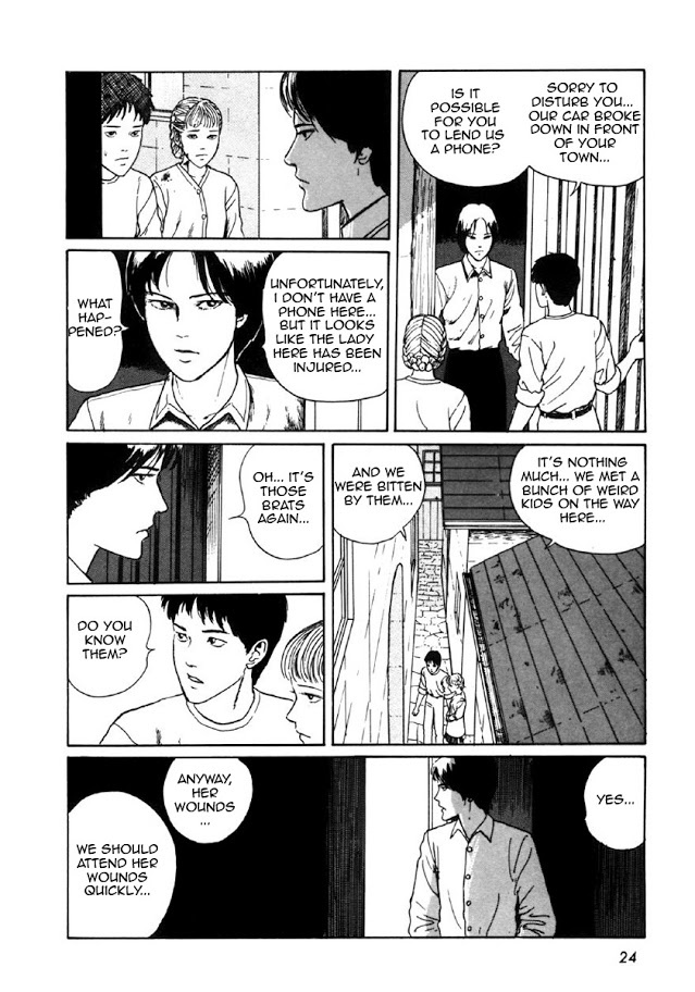Itou Junji Kyoufu Manga Collection Chapter 8.1 page 22 - Vol.8 Chapter 1: Blood-bubble Bushes