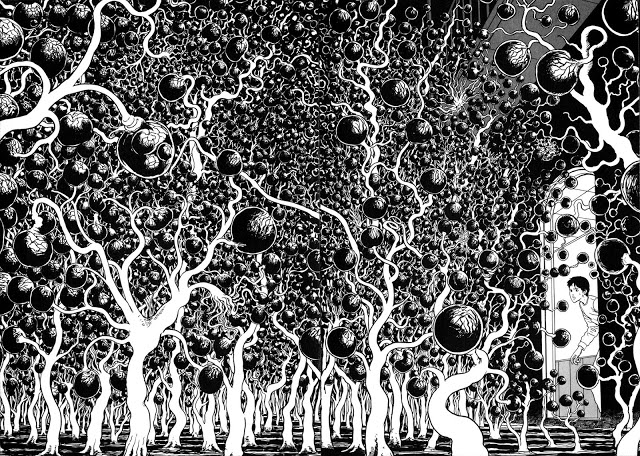 Itou Junji Kyoufu Manga Collection Chapter 8.1 page 40 - Vol.8 Chapter 1: Blood-bubble Bushes