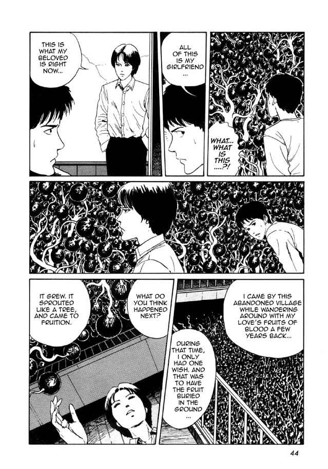 Itou Junji Kyoufu Manga Collection Chapter 8.1 page 41 - Vol.8 Chapter 1: Blood-bubble Bushes