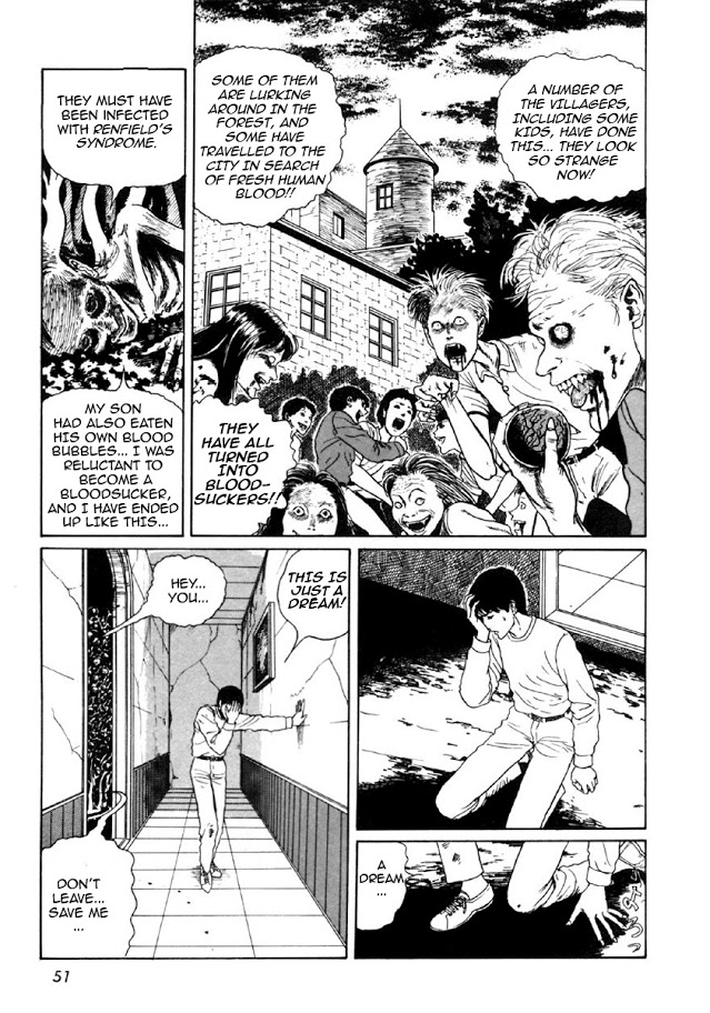 Itou Junji Kyoufu Manga Collection Chapter 8.1 page 48 - Vol.8 Chapter 1: Blood-bubble Bushes