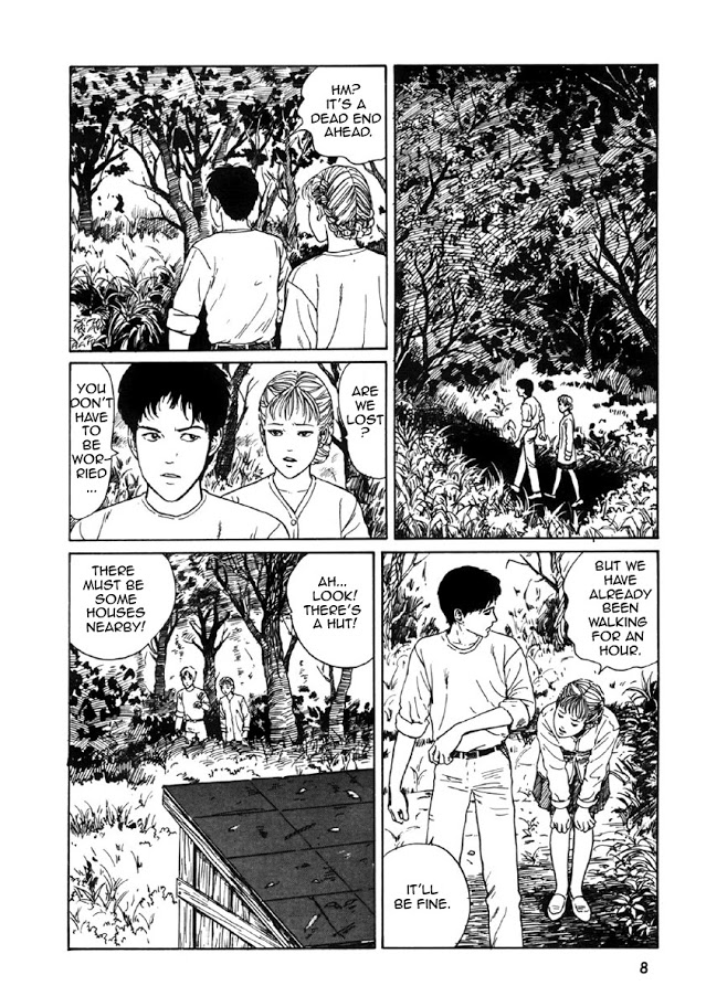 Itou Junji Kyoufu Manga Collection Chapter 8.1 page 6 - Vol.8 Chapter 1: Blood-bubble Bushes