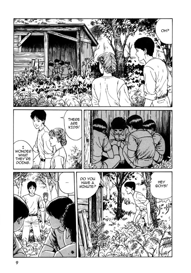 Itou Junji Kyoufu Manga Collection Chapter 8.1 page 7 - Vol.8 Chapter 1: Blood-bubble Bushes