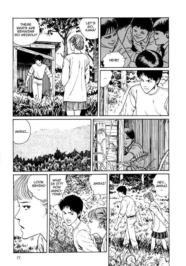 Itou Junji Kyoufu Manga Collection Chapter 8.1 page 9 - Vol.8 Chapter 1: Blood-bubble Bushes