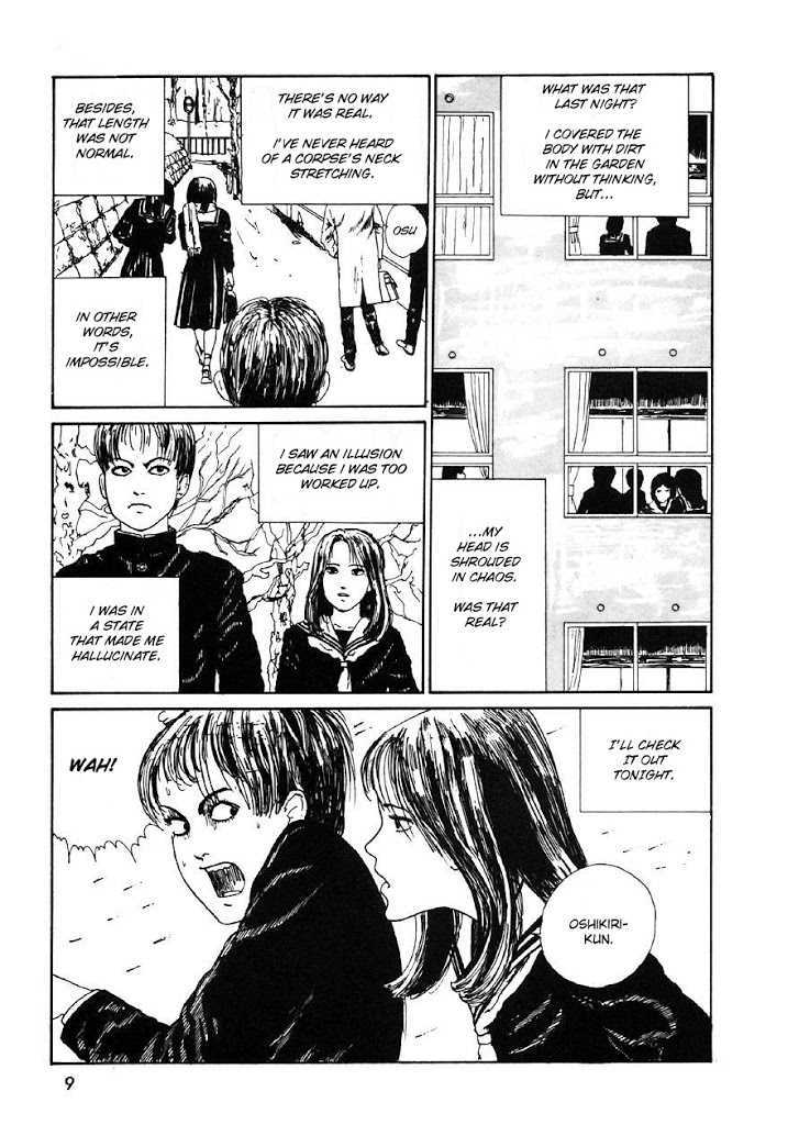 Itou Junji Kyoufu Manga Collection Chapter 9.1 page 7 - Vol.9 Chapter 1: Hallucinations