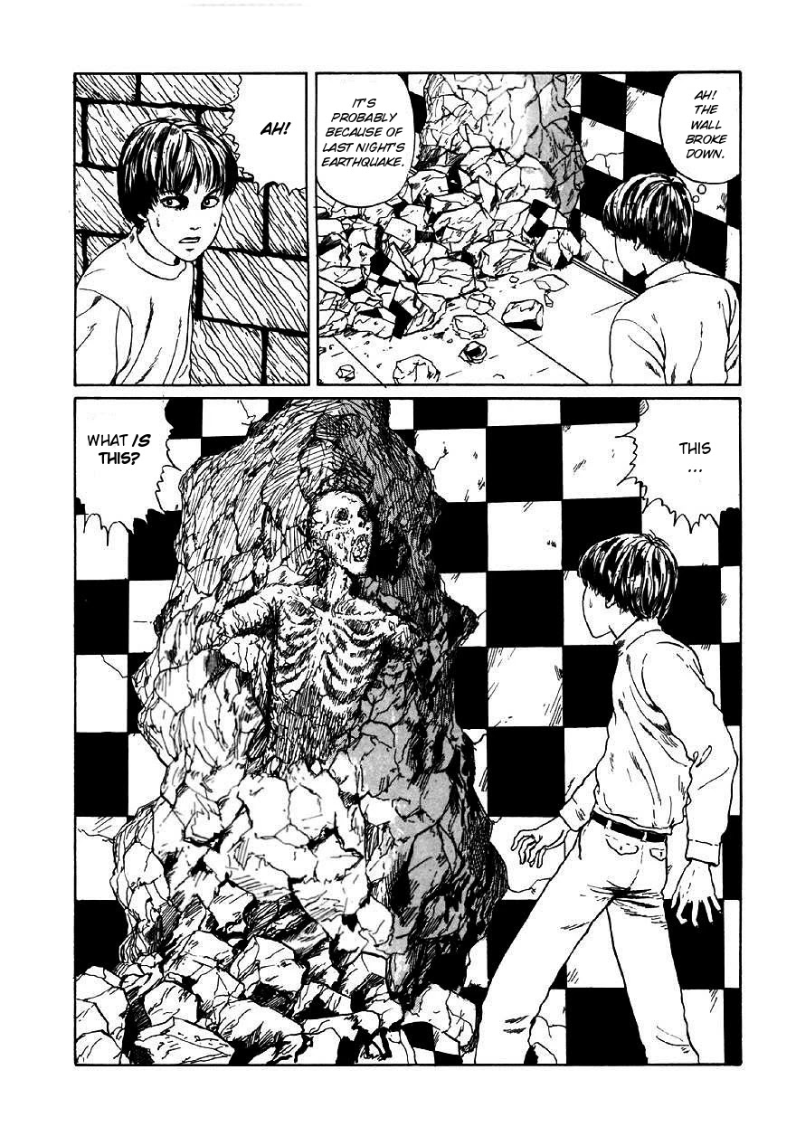 Itou Junji Kyoufu Manga Collection Chapter 9.6 page 8 - Vol.9 Chapter 6: Further Tales of Oshikiri: Walls