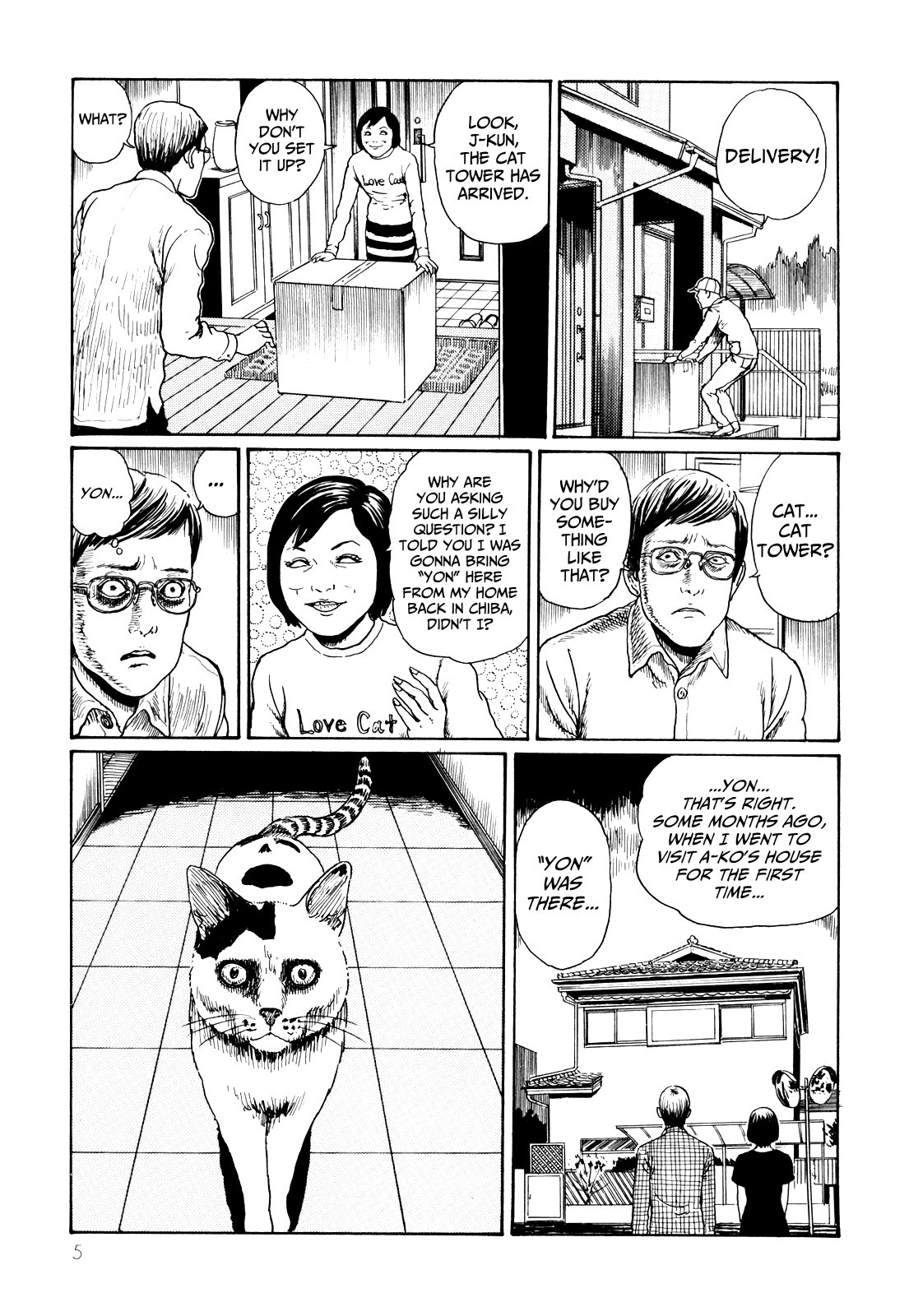 Itou Junji no Neko Nikki: Yon & Mu Chapter 1 page 7 - Chapter 1: Muu Arrives