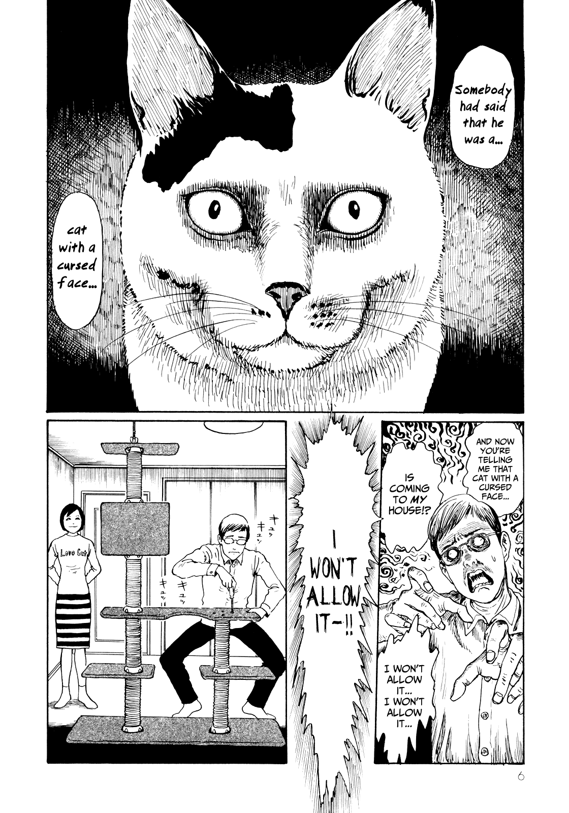 Itou Junji no Neko Nikki: Yon & Mu Chapter 1 page 8 - Chapter 1: Muu Arrives