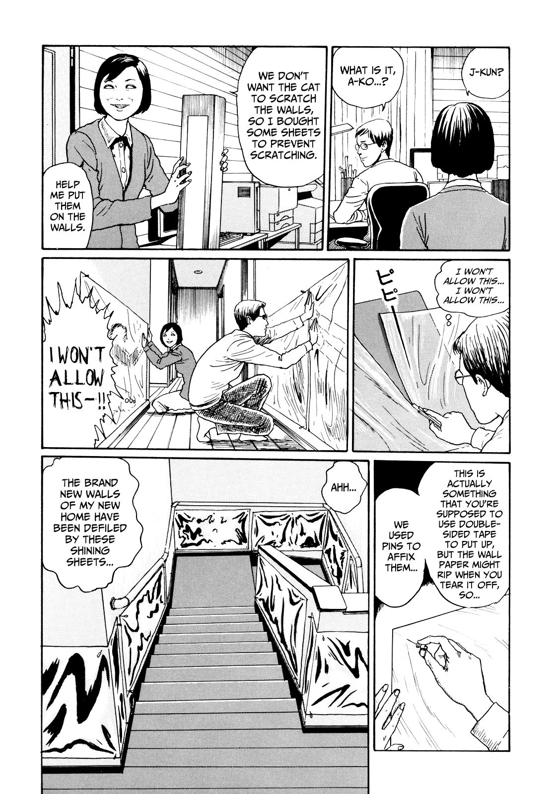 Itou Junji no Neko Nikki: Yon & Mu Chapter 1 page 9 - Chapter 1: Muu Arrives