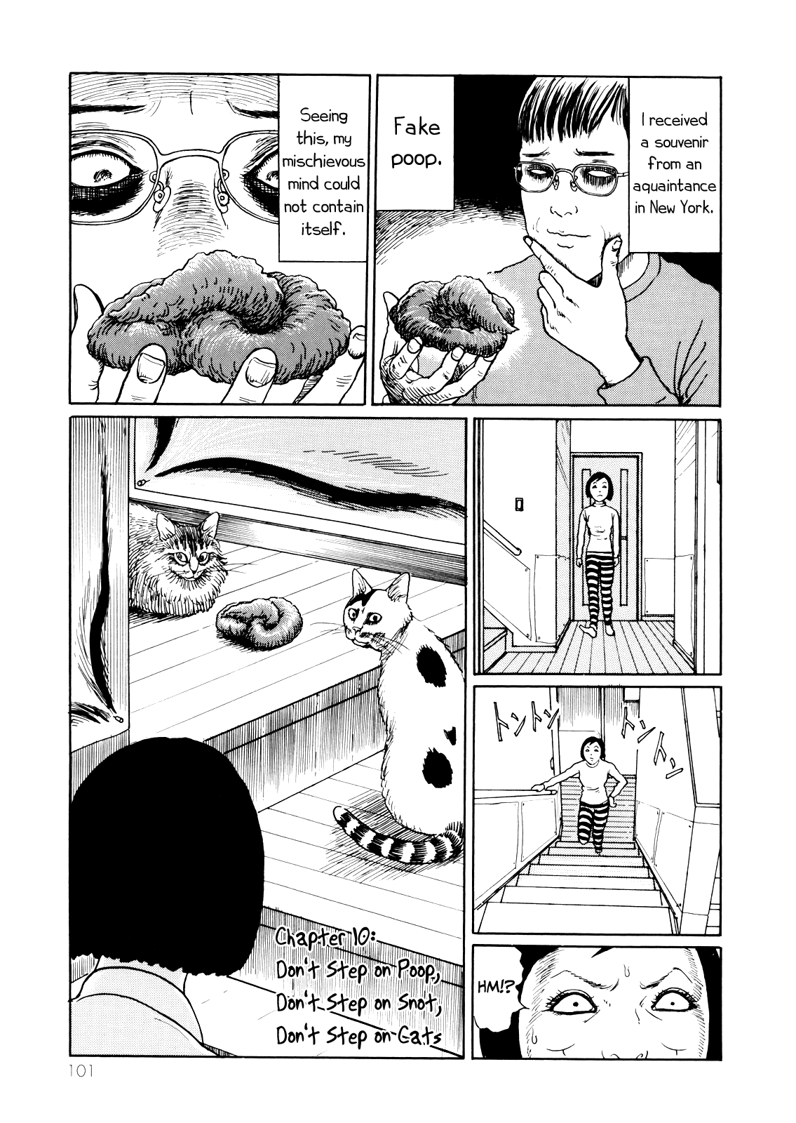 Itou Junji no Neko Nikki: Yon & Mu Chapter 10 page 1 - Chapter 10: Don't Step on Poop, Don't Step on Snot, Don't Step on Cats