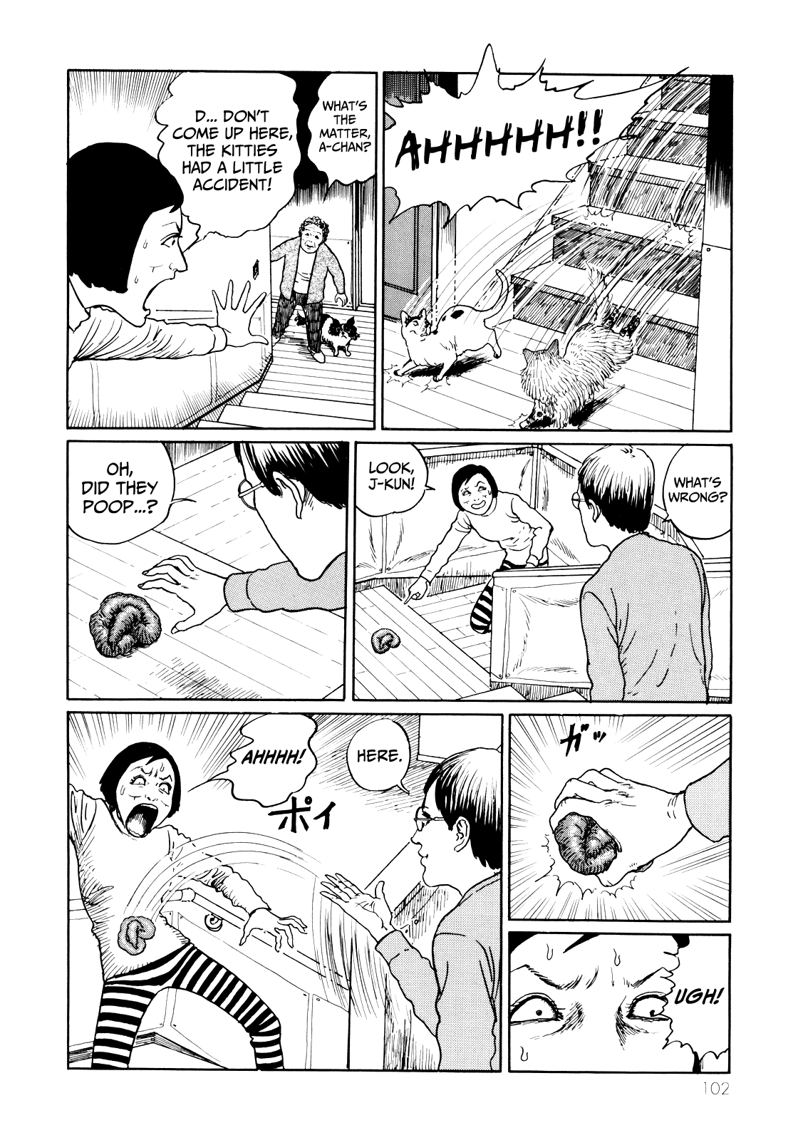 Itou Junji no Neko Nikki: Yon & Mu Chapter 10 page 2 - Chapter 10: Don't Step on Poop, Don't Step on Snot, Don't Step on Cats