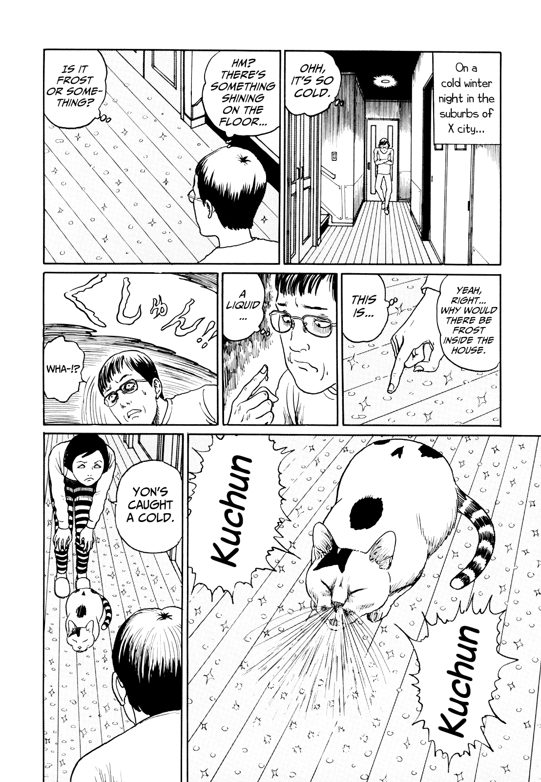 Itou Junji no Neko Nikki: Yon & Mu Chapter 10 page 6 - Chapter 10: Don't Step on Poop, Don't Step on Snot, Don't Step on Cats