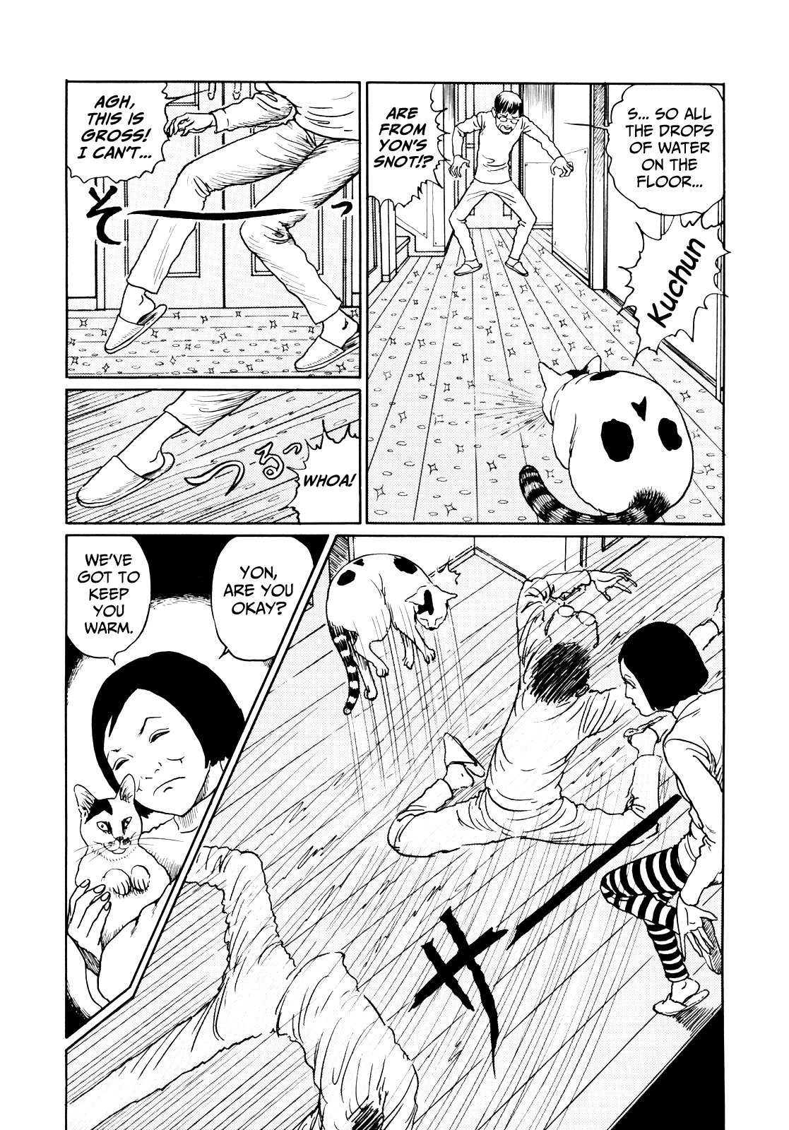 Itou Junji no Neko Nikki: Yon & Mu Chapter 10 page 7 - Chapter 10: Don't Step on Poop, Don't Step on Snot, Don't Step on Cats
