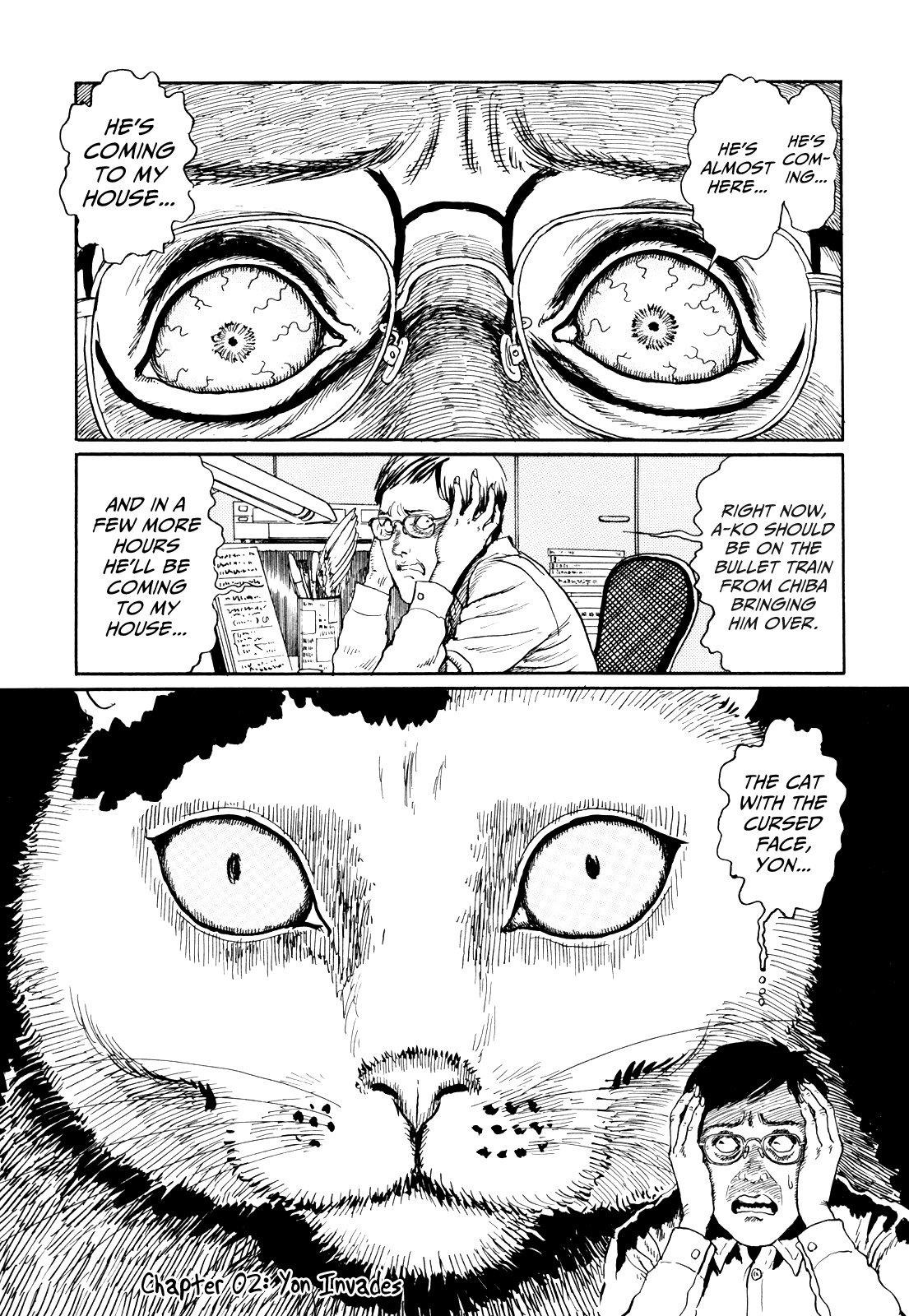 Itou Junji no Neko Nikki: Yon & Mu Chapter 2 page 1 - Chapter 2: Yon Invades
