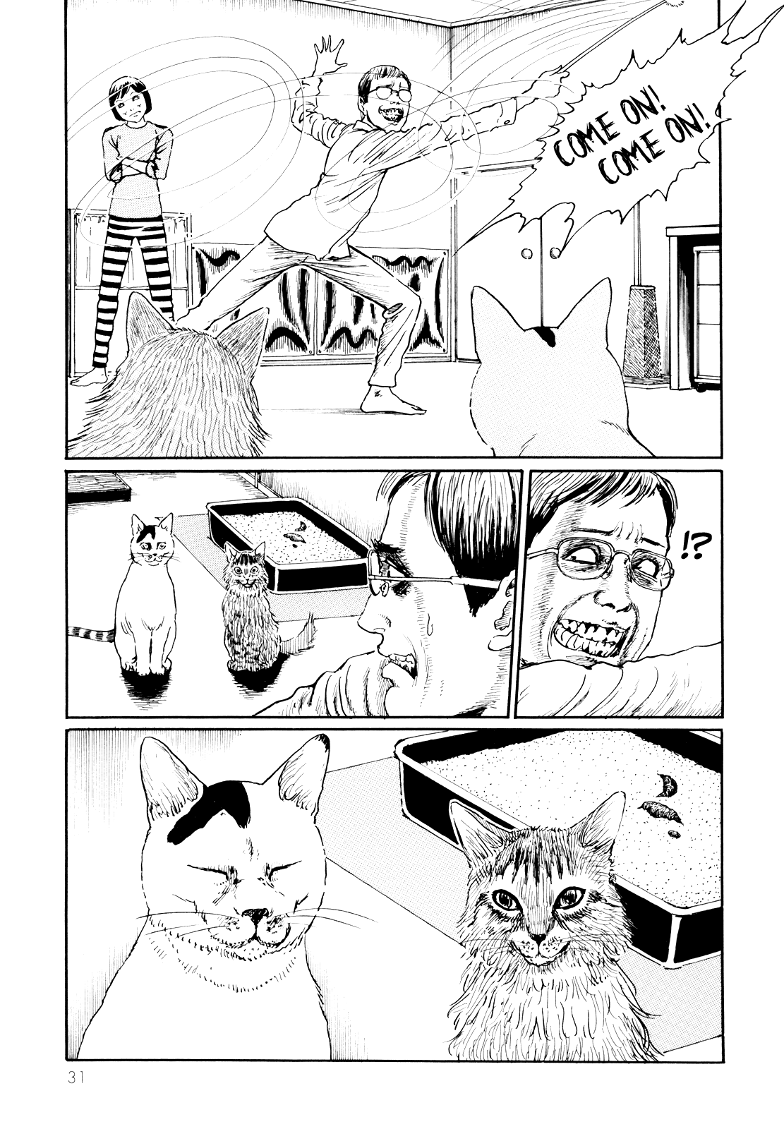 Itou Junji no Neko Nikki: Yon & Mu Chapter 3 page 7 - Chapter 3: An Epic Battle!! Cat Toys