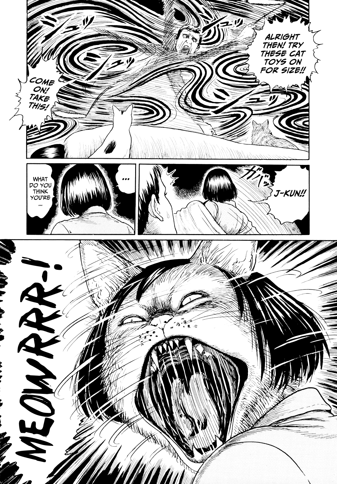 Itou Junji no Neko Nikki: Yon & Mu Chapter 4 page 8 - Chapter 4: The Events of a Certain Night