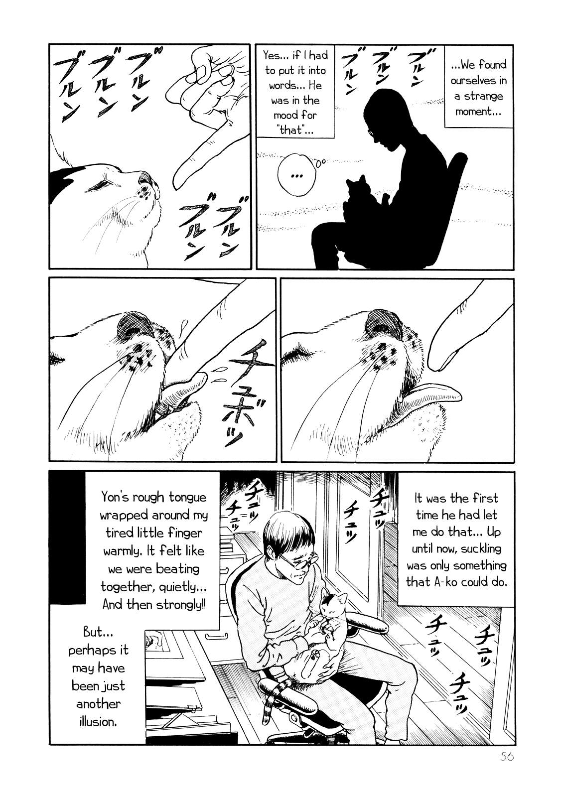 Itou Junji no Neko Nikki: Yon & Mu Chapter 5 page 10 - Chapter 5: Yon is a Really Strange Cat
