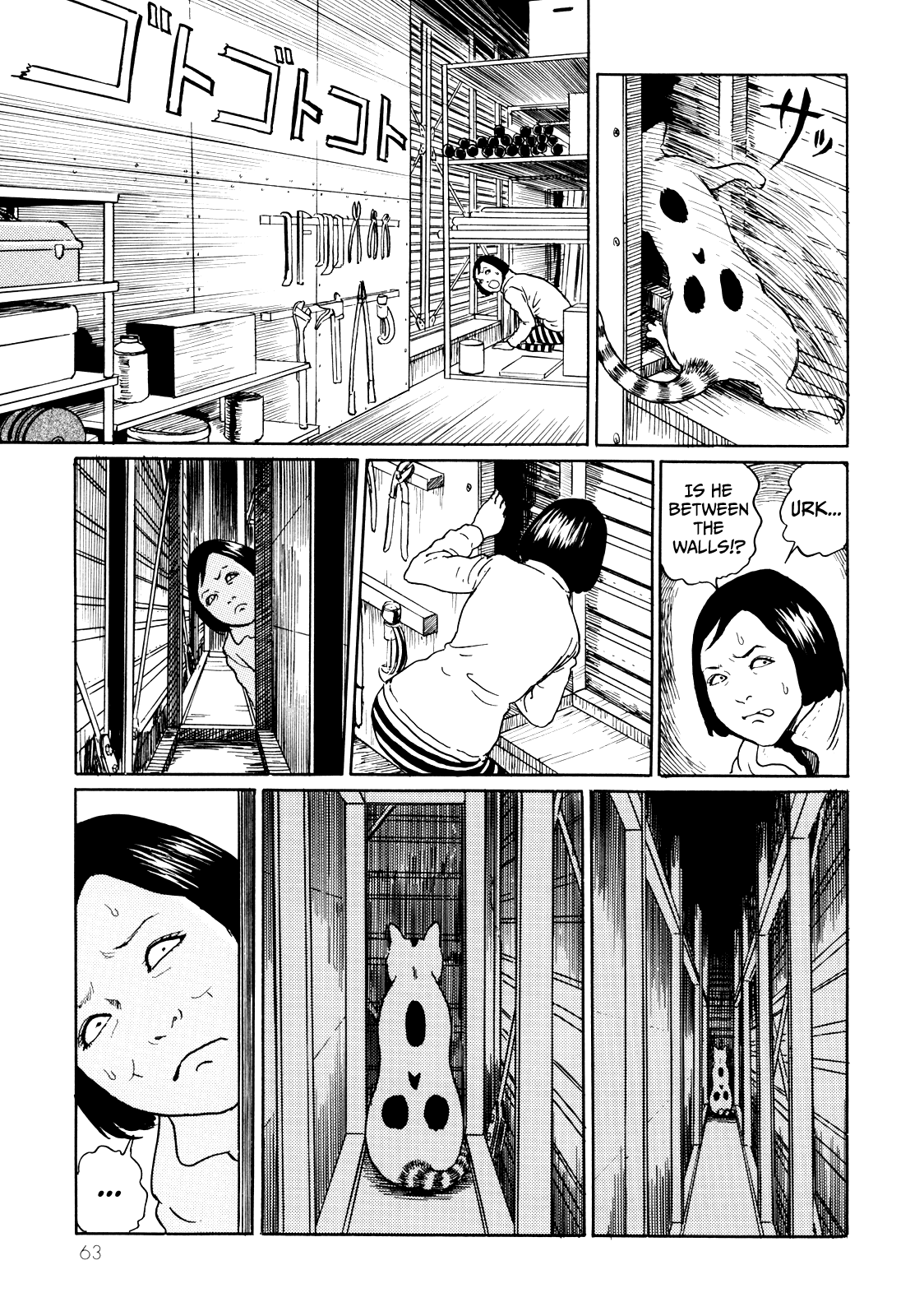 Itou Junji no Neko Nikki: Yon & Mu Chapter 6 page 7 - Chapter 6: Yon's Great Escape