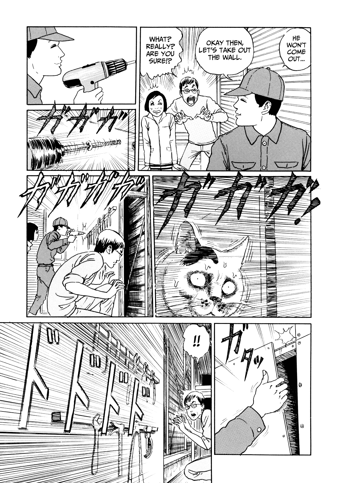 Itou Junji no Neko Nikki: Yon & Mu Chapter 6 page 9 - Chapter 6: Yon's Great Escape