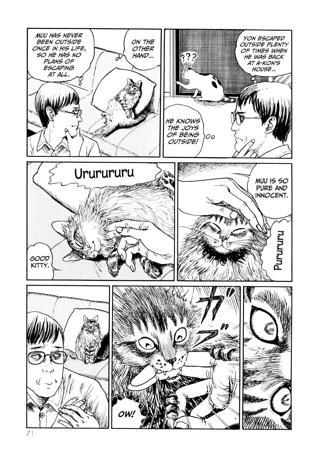 Itou Junji no Neko Nikki: Yon & Mu Chapter 7 page 3 - Chapter 7: King Yon