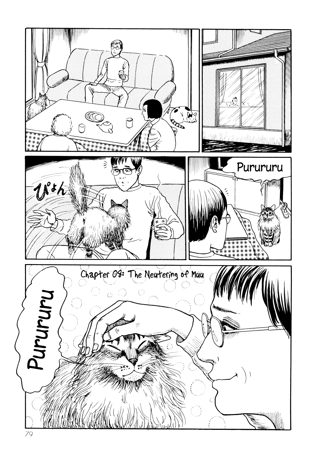 Itou Junji no Neko Nikki: Yon & Mu Chapter 8 page 1 - Chapter 8: The Neutering of Muu