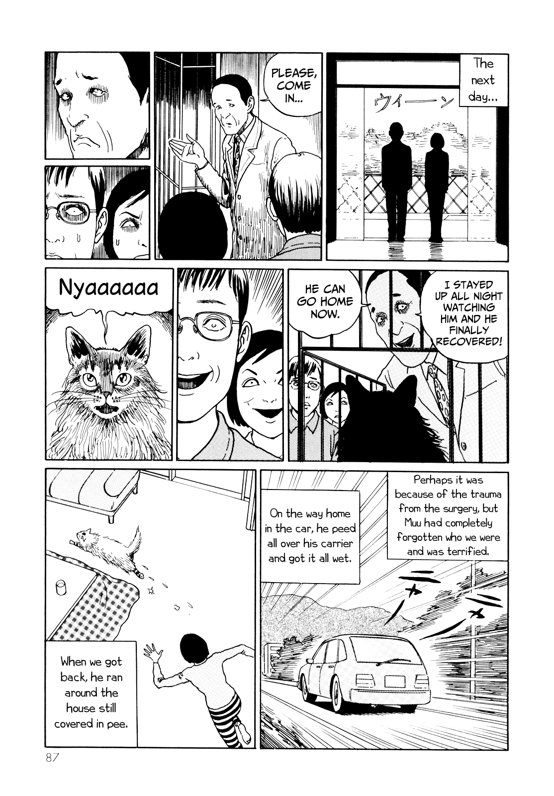 Itou Junji no Neko Nikki: Yon & Mu Chapter 8 page 9 - Chapter 8: The Neutering of Muu