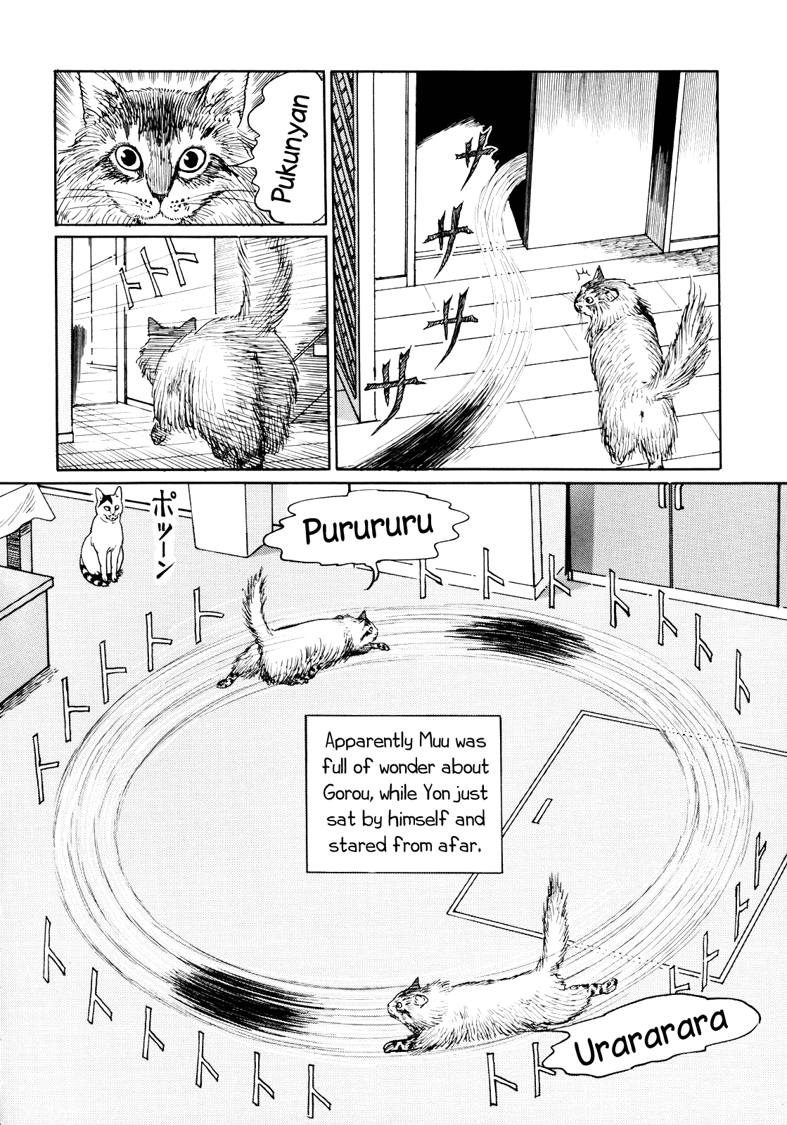 Itou Junji no Neko Nikki: Yon & Mu Chapter 9 page 10 - Chapter 9: Unidentified Creature