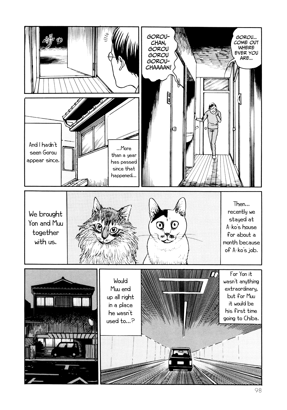 Itou Junji no Neko Nikki: Yon & Mu Chapter 9 page 8 - Chapter 9: Unidentified Creature