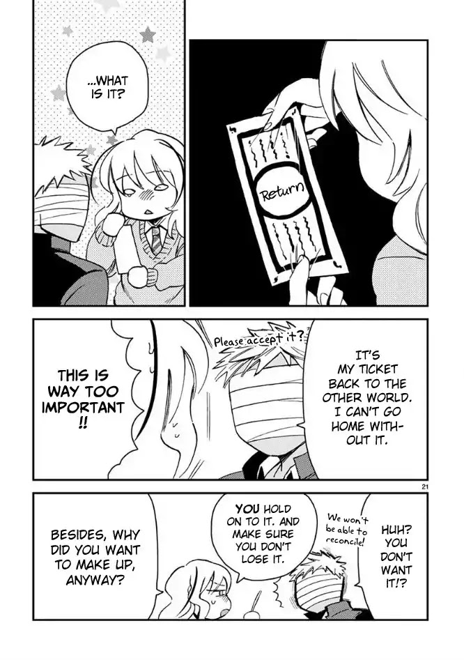 Itou-kun wa Koi wo Shiranai. Chapter 3 page 21 - Chapter 3: Itou-kun doesn't know how to make up.