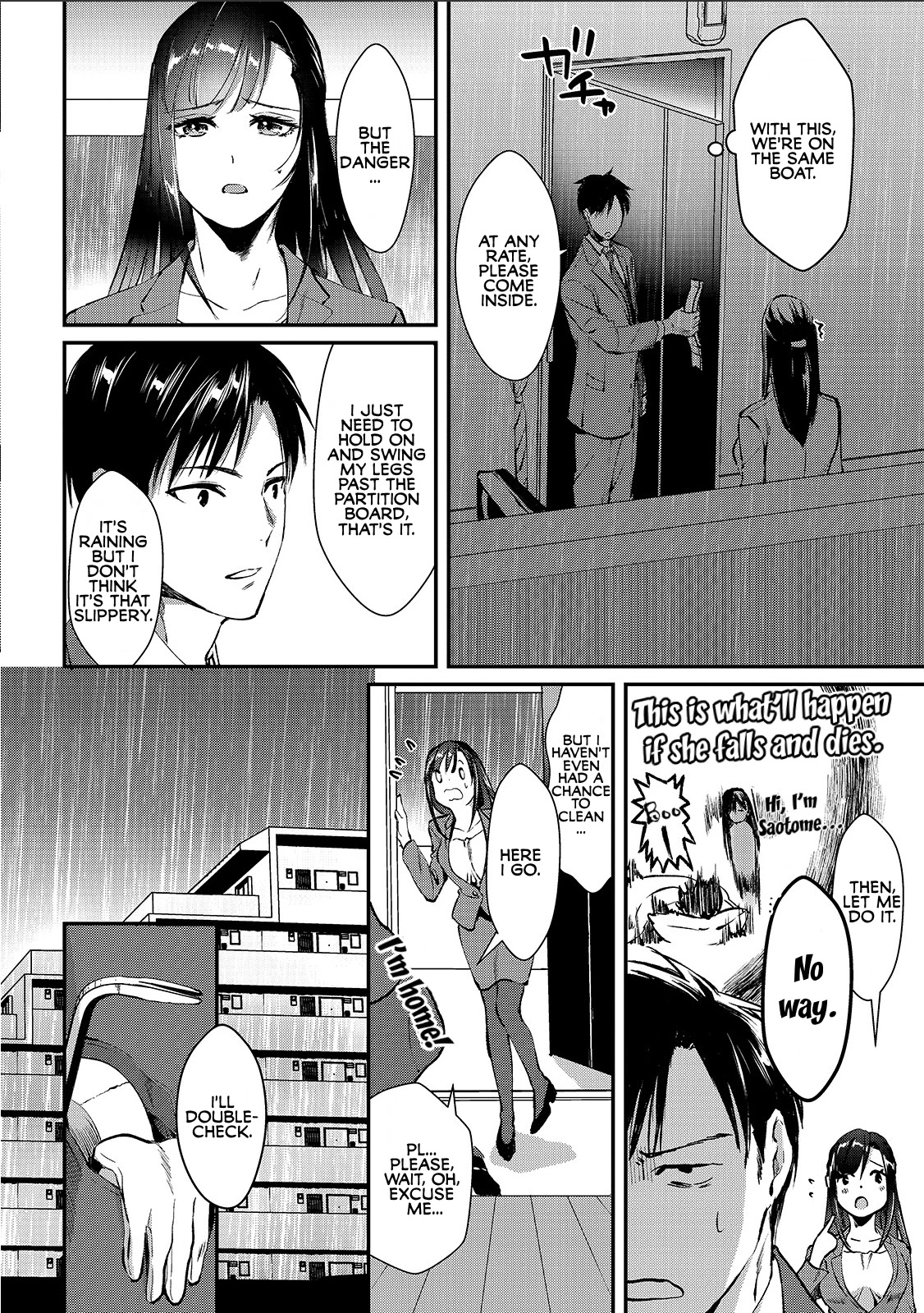 It's Fun Having a 300,000 Yen a Month Job Welcoming Home an Onee-san Who Doesn't Find Meaning in a Job That Pays Her 500,000 Yen a Month Chapter 1 page 11 - Chapter 1: Saotome-san from the Next Door