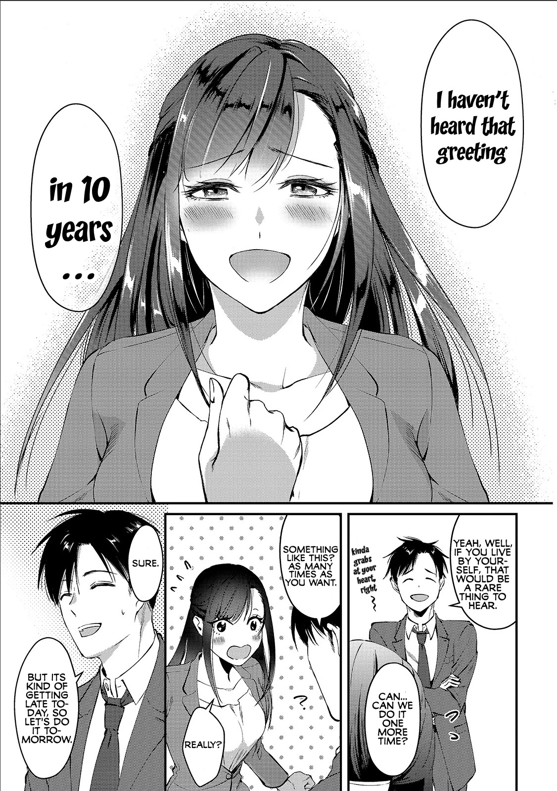 It's Fun Having a 300,000 Yen a Month Job Welcoming Home an Onee-san Who Doesn't Find Meaning in a Job That Pays Her 500,000 Yen a Month Chapter 1 page 18 - Chapter 1: Saotome-san from the Next Door