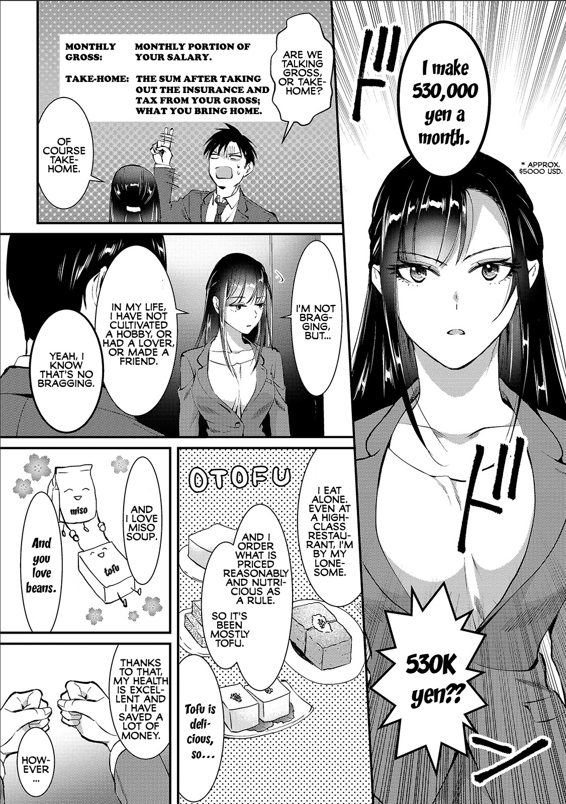 It's Fun Having a 300,000 Yen a Month Job Welcoming Home an Onee-san Who Doesn't Find Meaning in a Job That Pays Her 500,000 Yen a Month Chapter 1 page 20 - Chapter 1: Saotome-san from the Next Door