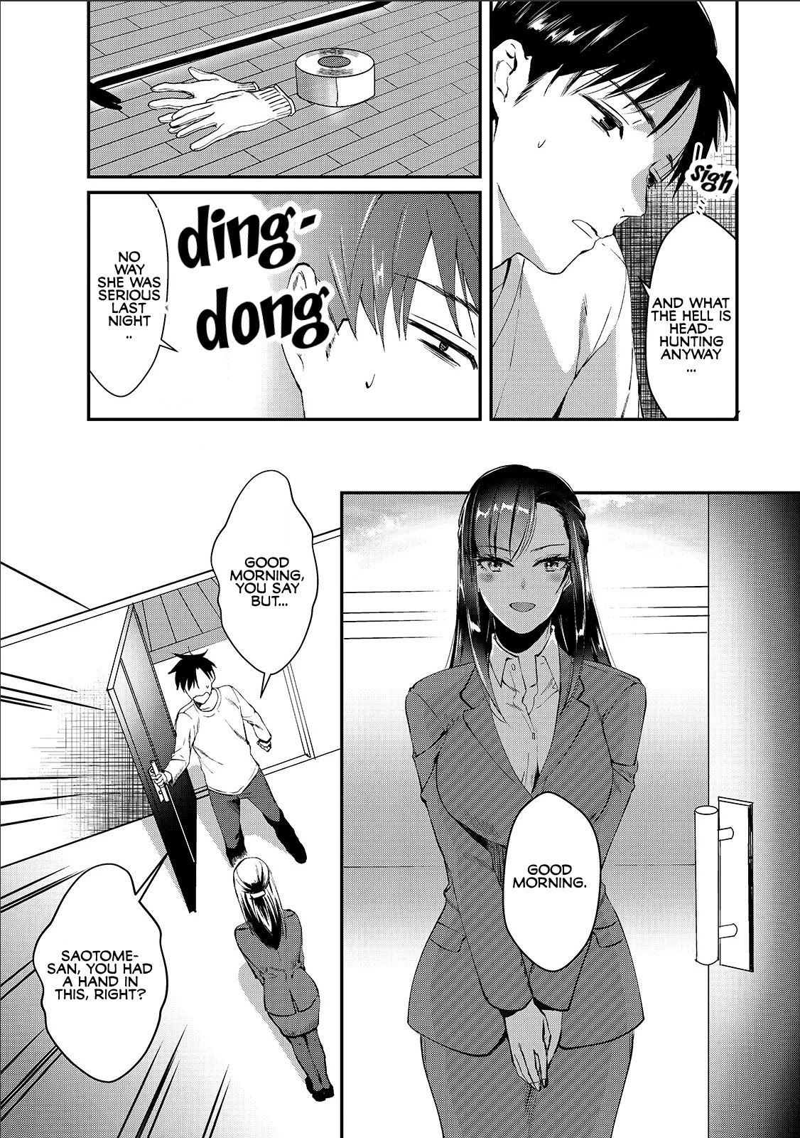 It's Fun Having a 300,000 Yen a Month Job Welcoming Home an Onee-san Who Doesn't Find Meaning in a Job That Pays Her 500,000 Yen a Month Chapter 1 page 26 - Chapter 1: Saotome-san from the Next Door