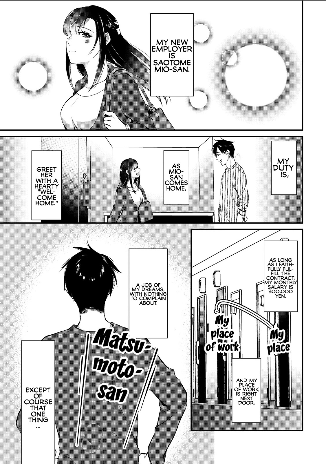 It's Fun Having a 300,000 Yen a Month Job Welcoming Home an Onee-san Who Doesn't Find Meaning in a Job That Pays Her 500,000 Yen a Month Chapter 1 page 30 - Chapter 1: Saotome-san from the Next Door