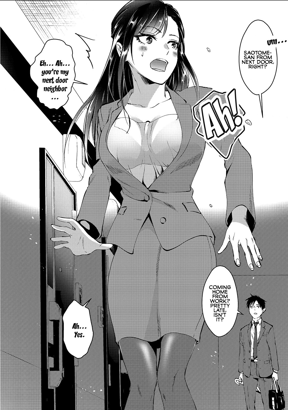 It's Fun Having a 300,000 Yen a Month Job Welcoming Home an Onee-san Who Doesn't Find Meaning in a Job That Pays Her 500,000 Yen a Month Chapter 1 page 5 - Chapter 1: Saotome-san from the Next Door