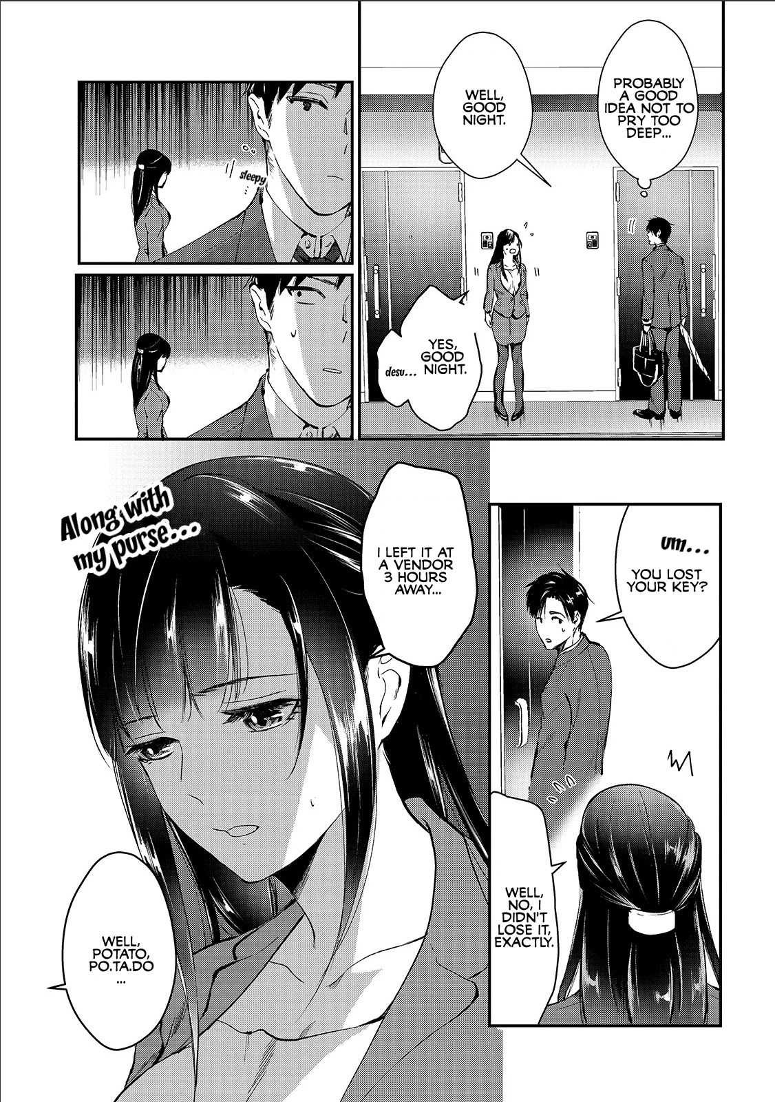 It's Fun Having a 300,000 Yen a Month Job Welcoming Home an Onee-san Who Doesn't Find Meaning in a Job That Pays Her 500,000 Yen a Month Chapter 1 page 6 - Chapter 1: Saotome-san from the Next Door